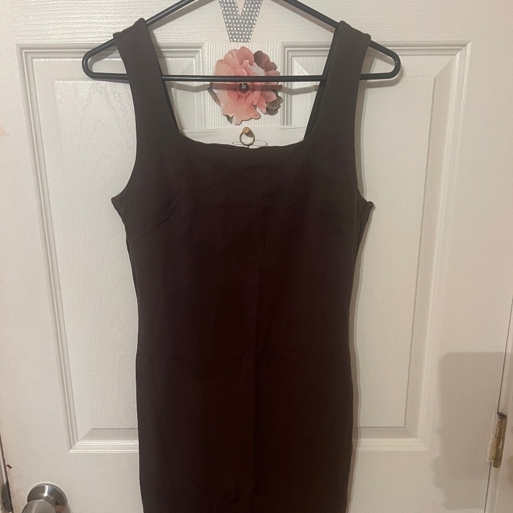 Olive green dress